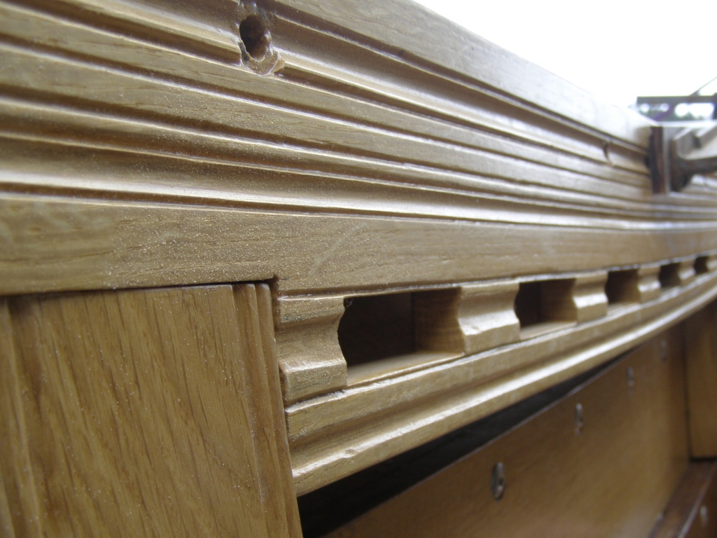 Dollbordbalken & Schildriemenleiste Wikingerschiff | November 2024