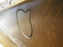 Ruderplanke mit Ruderklappe Wikingerschiff | 15. November 2024