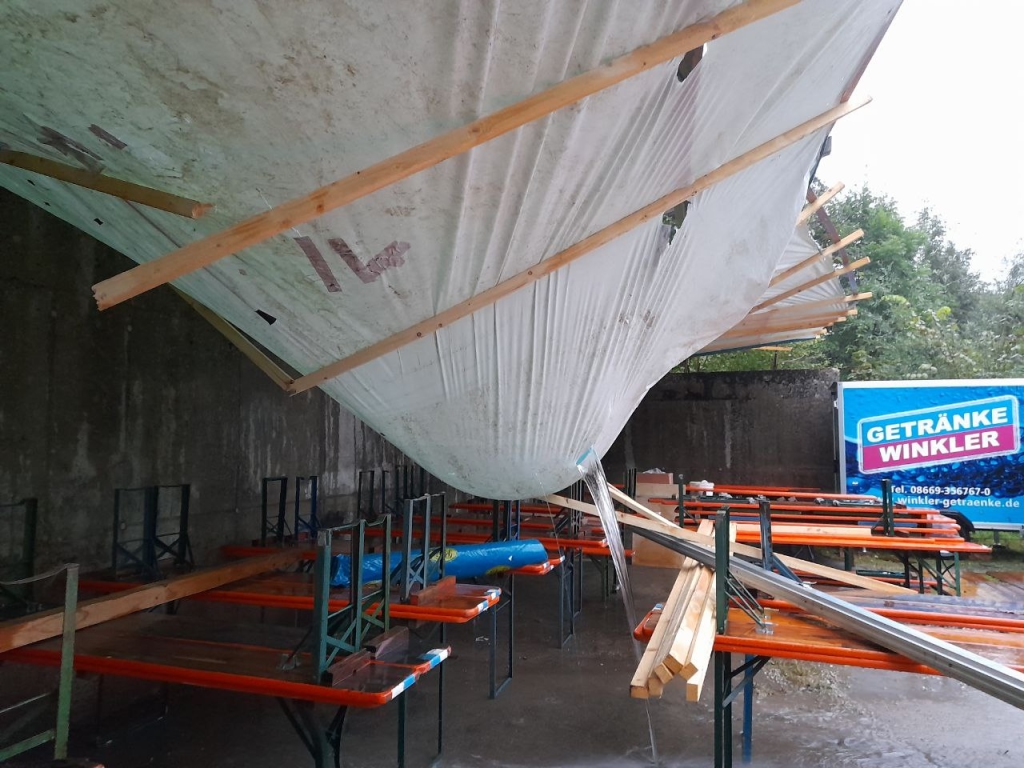 Nach Sturm und Wassermassen, Fest abgesagt! 14. September 2024