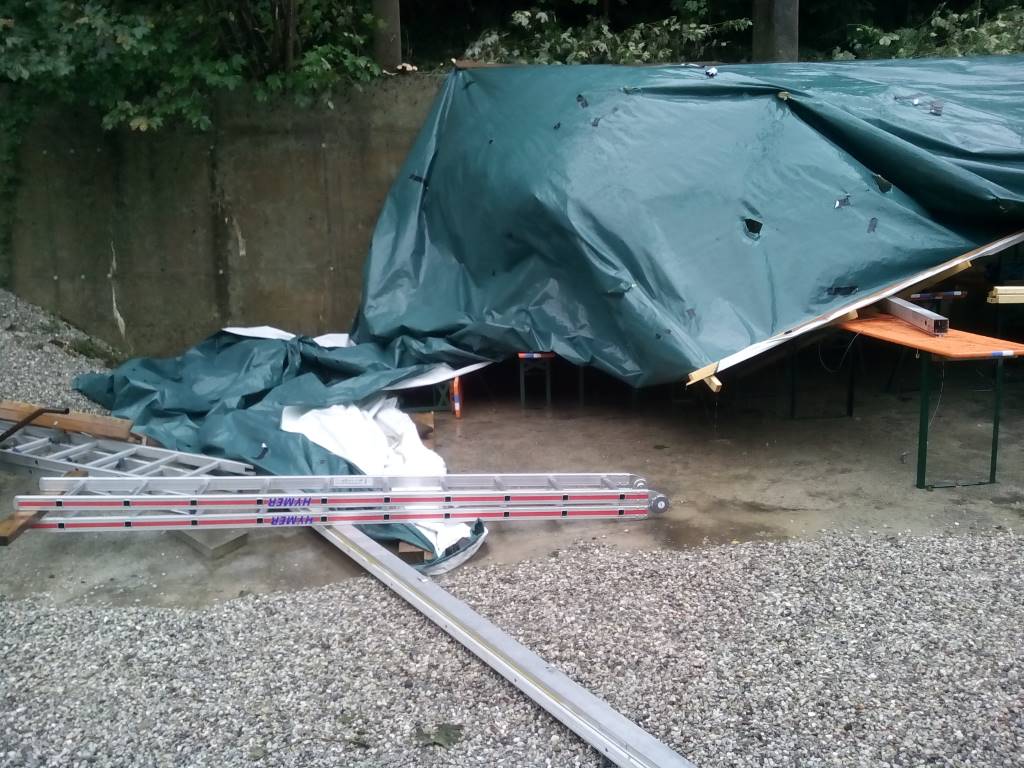 Nach Sturm und Wassermassen, Fest abgesagt! 14. September 2024