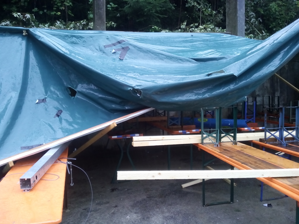 Nach Sturm und Wassermassen, Fest abgesagt! 14. September 2024