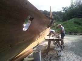 Ruderplanke Backbord Wikingerschiff | August 2024