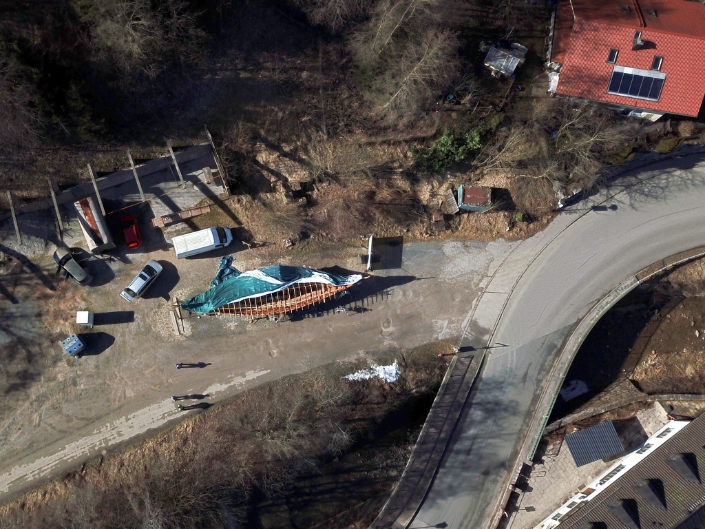 50 Meter über dem Wikingerschiff | Februar 2025