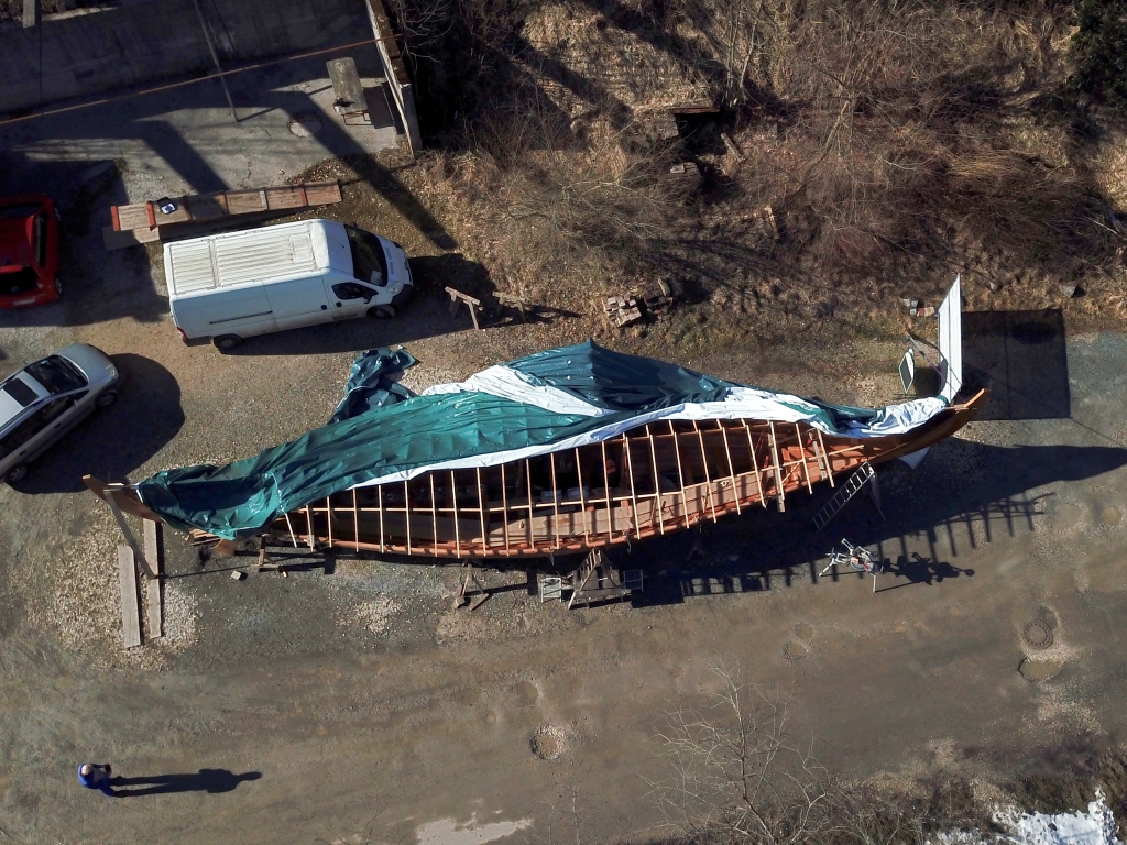 50 Meter über dem Wikingerschiff | Februar 2025