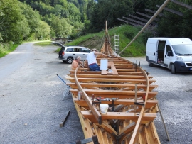 Aufbau Wikingerschiff 25.07.2024