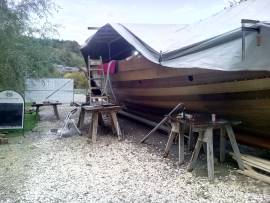 Dachkonstruktion Wikingerschiff | Oktober 2024