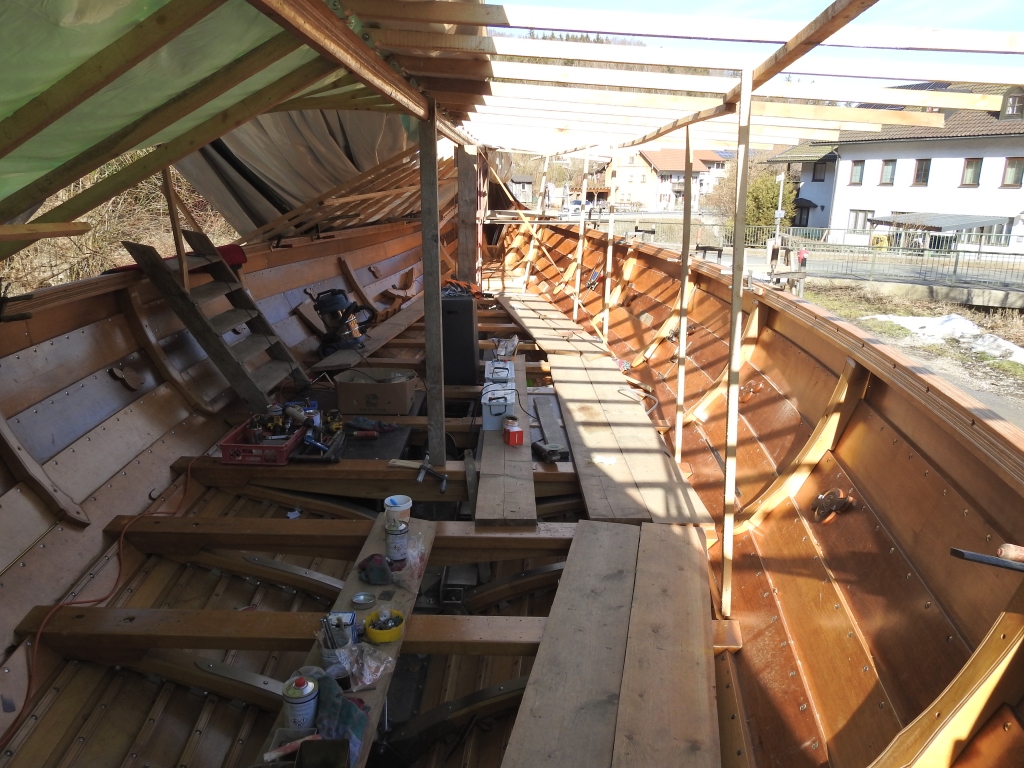 Dollbordbalken Dollbaum Wikingerschiff | Februar 2025