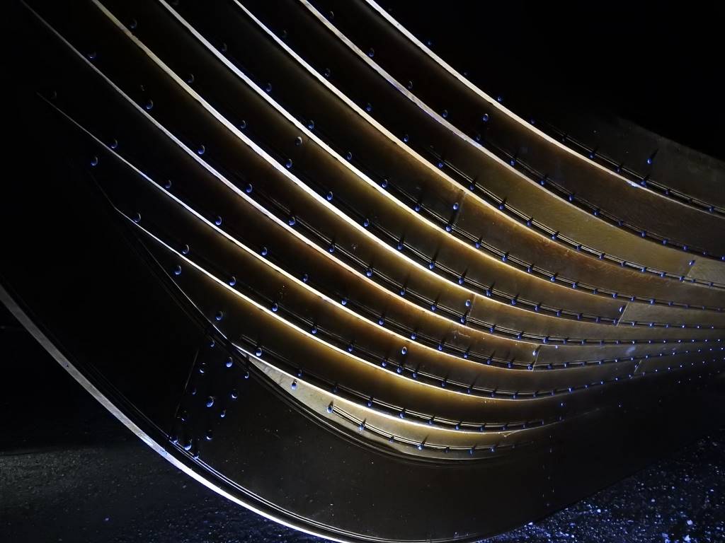 Wikingerschiff bei Nacht