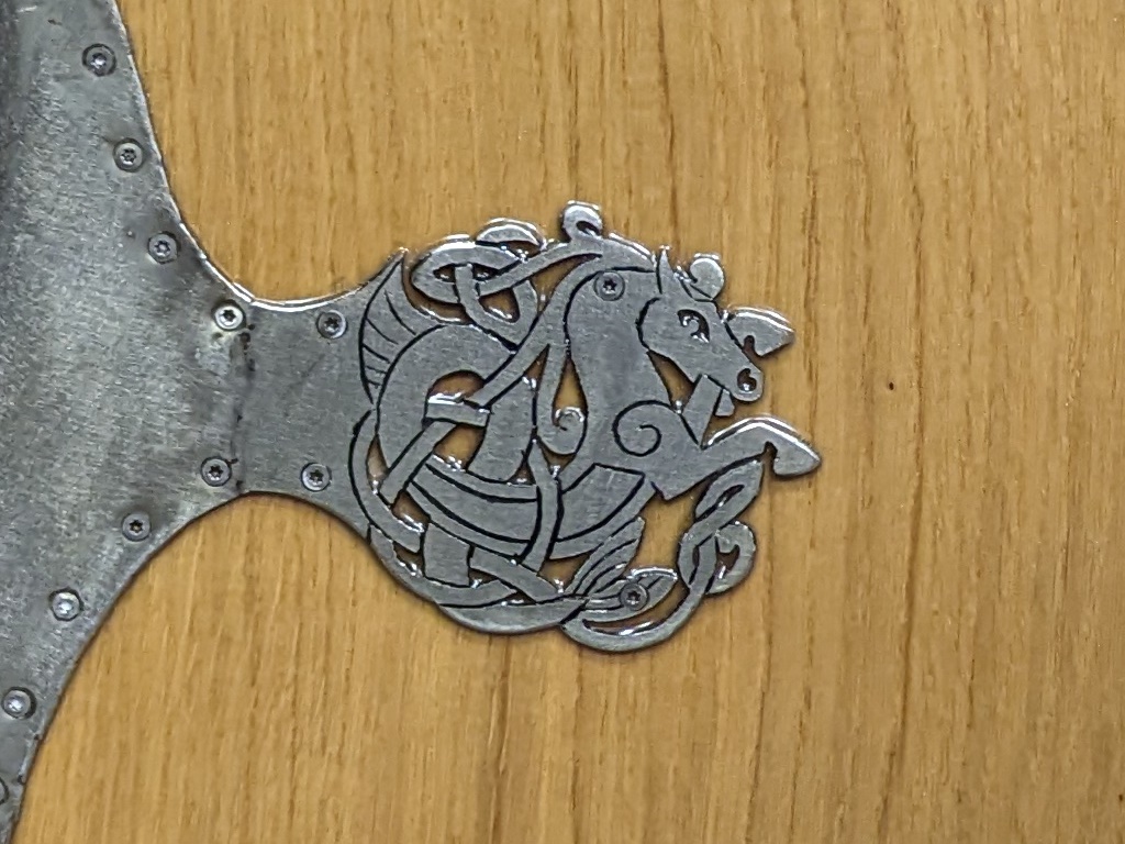 Metallapplikation Seepferdchen