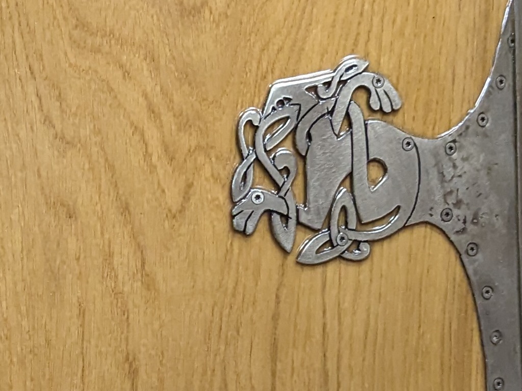 Metallapplikation Laufender Hase