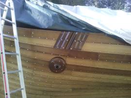 Ruderwarze und Ruderhalslager Wikingerschiff | Oktober 2024