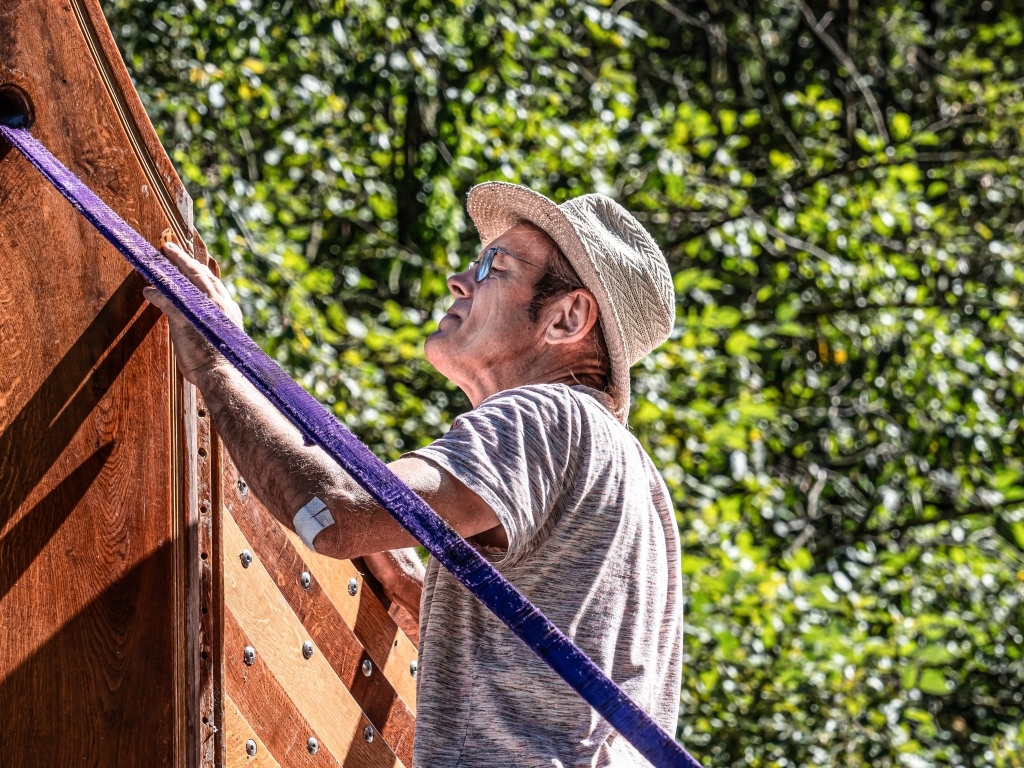 Stefan bei der Arbeit (August 2024)