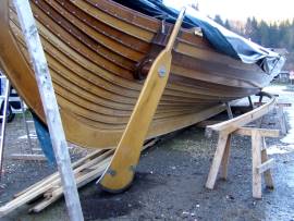 Seitenruder/Steuerruder Wikingerschiff | November 2024