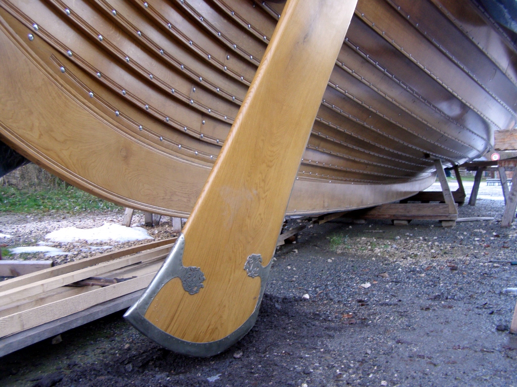 Seitenruder/Steuerruder Wikingerschiff | November 2024