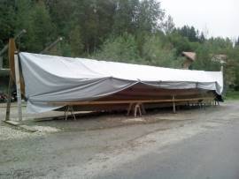 Dachkonstruktion Wikingerschiff | September 2024