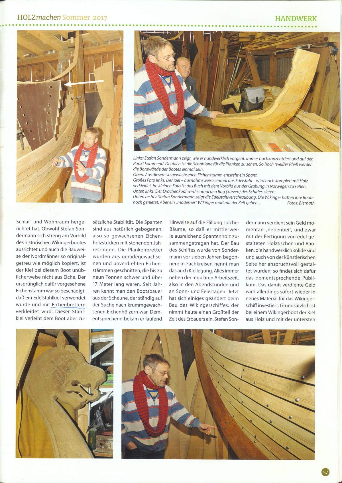 Ein Wikinger baut sich in Bayern ein Boot - Teil 2